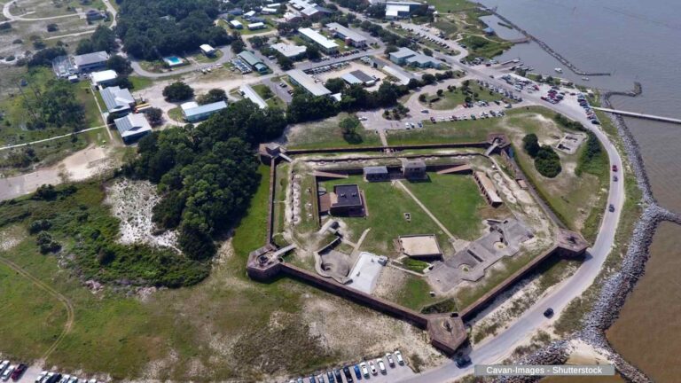 Alabama, fort Gaines. North America.