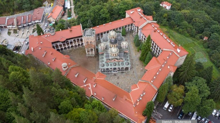 Bulgaria, The Monastery of Saint John of Rila.
