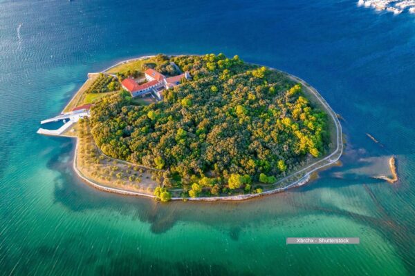 Croatia, Kosljun island.