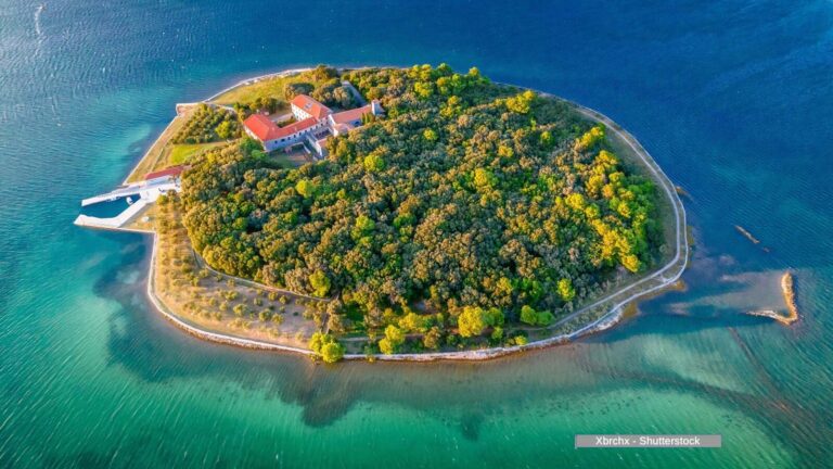 Croatia, Kosljun island.