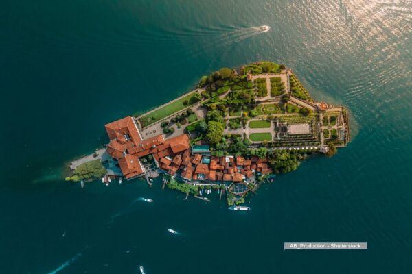Italy, Isola Bella Island.