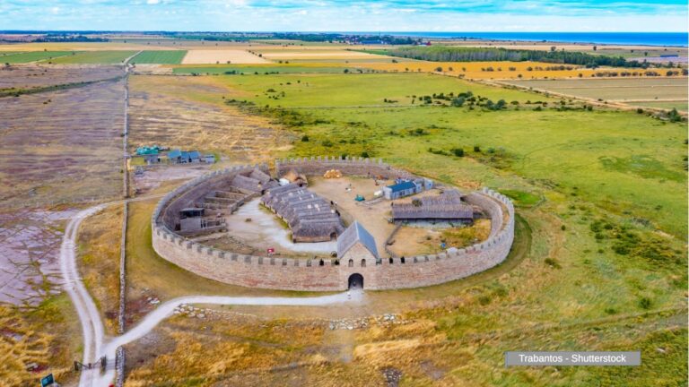 Sweden, the ring fortress Eketorp.