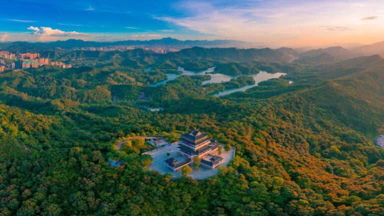 China, Gaobang Mountain and Guabang Pavilion – A Complete Animal Cell in Chinese Architecture